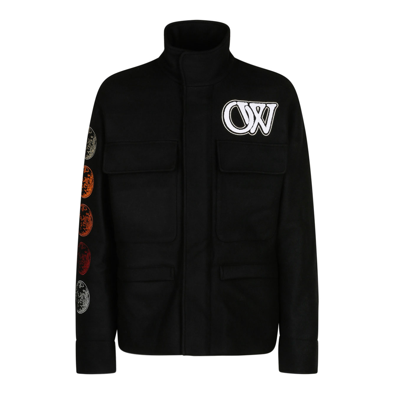 블랙 PHASE VARSITY 자켓